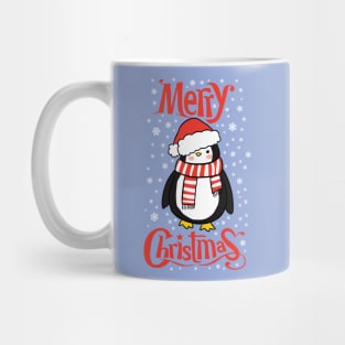 Cute christmas penguin illustration Mug